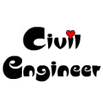 Civil Engineer Small Heart