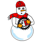 Mechanical Snowman
