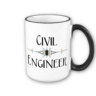 Civil Engineer Decorative Line mug